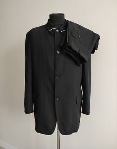 Vtg Yohji Yamamoto Pour Homme Mens Wool Black Suit Jacket Pants Size 4