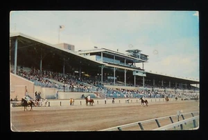 Vista anni '50 tribuna al Delaware Park Raceway corsa di cavalli Wilmington DE - Foto 1 di 2