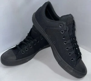Converse CTAS High Street OX All Black Herren Größe 11 1/2 Neu im Karton A08192F - NEU - Bild 1 von 10