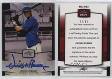 2012 Leaf Metal Draft Silver /99 Jairo Beras #BA-JB3 Auto