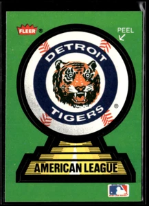 1987 Fleer Team Sticker - Green - From Glossy Set - Team Stadium - Tiger - Picture 1 of 2