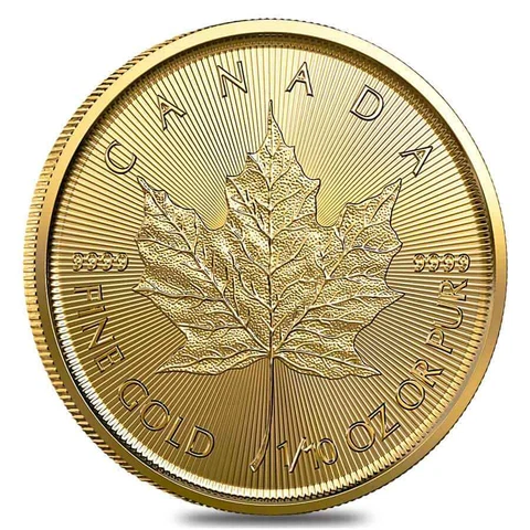 2023 1/10 oz Canadian Gold Maple Leaf $5 Coin .9999 Fine BU (Sealed) Cover
