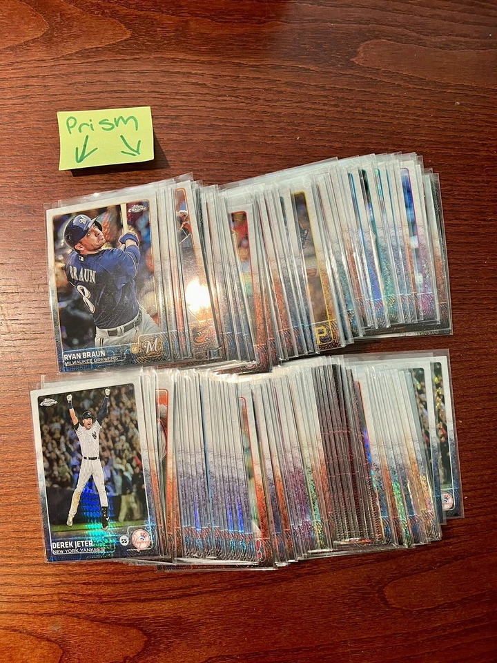 2015 Topps Chrome Baseball PRISM REFRACTOR Pick TROUT JETER KERSHAW ORTIZ LINDOR - Image 1 of 1