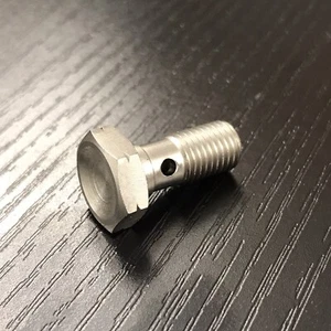 Turbocharger Oil Inlet Feed Banjo Bolt fits M8 x 1.0mm Turbo - Picture 1 of 2