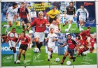 Bravo Sport POSTER David Beckham Raul Del Piero Luis Figo Ballack BVB Fußball XL