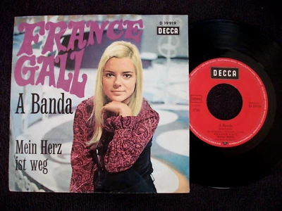 45T FRANCE GALL A BANDA / MEIN HERZ IST WEG EN ALLEMAND 1968 - Photo 1/2
