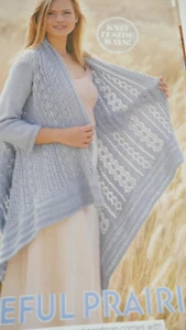 Knitting Pattern For Lady's Draped Cardigan In Cotton blend D.K. 28-50in - Picture 1 of 1