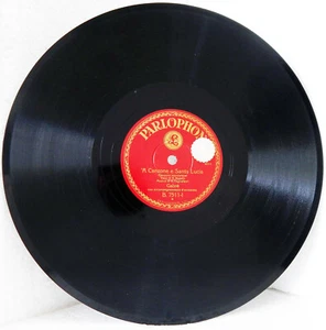 AURELIO GABRE 1928 Parlophon B.7511 CANCIONES NAPOLITANAS 78 RPM - Imagen 1 de 2