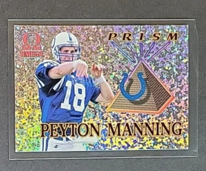 Peyton Manning 1998 Pacific Omega PRISM RC #9 - Colts NFL HOF Player Rookie - Picture 1 of 13
