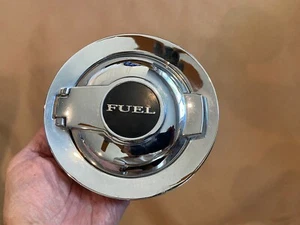 2008-21 Dodge Challenger 68086353 fuel tank door Chrome - Picture 1 of 7