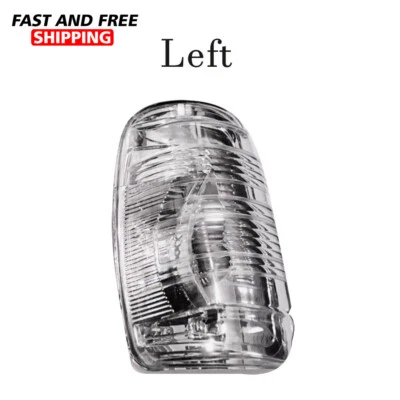 Lente indicadora espelho porta Ford Transit 250 350 branca esquerda motorista 2014 a 2018 - Imagem 1 de 4