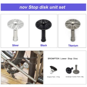 Nov Union Jack Stop set unità disco Ver2.0, per Brompton [ultraleggero] - Foto 1 di 12