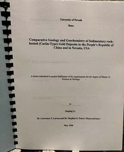 Zhiping Li / Comparative Geology and Geochemistry of Sedimentary rockhosted - Picture 1 of 1