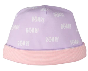 NWT Gymboree Baby Girls Roar Purple Pink Stripe hat beanie Size newborn 0 m  - Picture 1 of 1