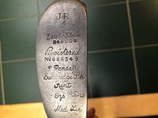Hickory Golf Club Rare Jack Randall Little Slam Mallet Putter Lead Face Superb