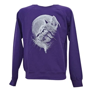 Felpe Maglia Stampata con Gatti Uomo Donna Fruit Of The Loom - Imagen 1 de 3