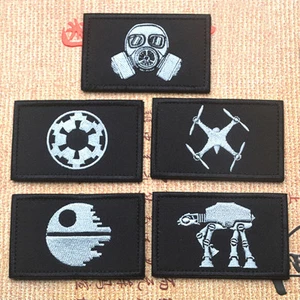 5 PC STAR WARS IMPERIAL FORCES TACTICAL EMBROIDERED HOOK LOOP PATCH BADGE - Picture 1 of 8