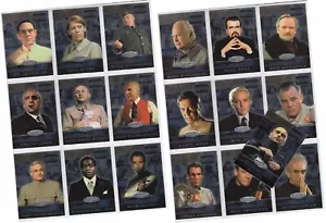 James Bond 40th Anniversary - 19 Card "Bond Villains" Chase Set BV001-BV0019 - Picture 1 of 5