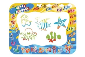 UpnPlay Kids 24 Pieces Water Doodle Mat with Drawing Board Magic Pen & Bonus - Picture 1 of 10