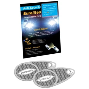 Eurolites Headlamp Beam Adaptors Head Light Converters Driving Europe Brexit - Picture 1 of 2