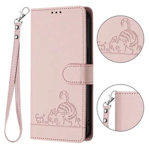 Flip Leather Wallet Phone Case For Google PIXEL9/8/7/6/5/4PRO 7A 8A w/Lanyard - Picture 1 of 17