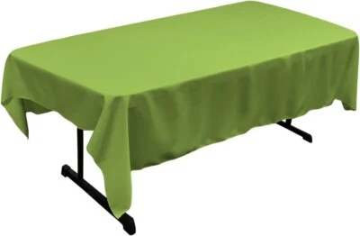Fabric Table Cloth for Dinning, Kitchen, Party, Holiday 60 by 102-Inch, Lime - Image 1 of 2