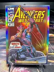 Hawkeye 2024 Marvel Masterpieces '92 Platinum #34-V Variant Covers Rainbow - Picture 1 of 2
