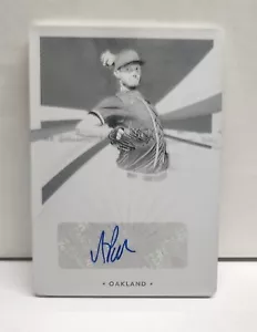 A.J. PUK 2021 Immaculate Collection PRINTING PLATE ~ AUTO #'d 1/1 ~ ATHLETICS - Picture 1 of 3
