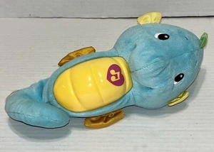 Fisher Price Ocean Wonders Soothe and Glow Seahorse Blue Musical Plush Toy 2008 - Picture 1 of 12
