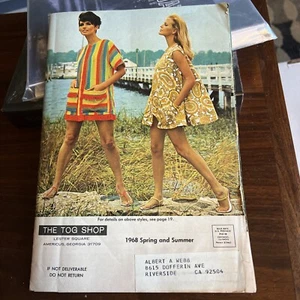 1968 THE TOG SHOP CATALOG - Modern Hippie Paisley Terry Cloth - Picture 1 of 18