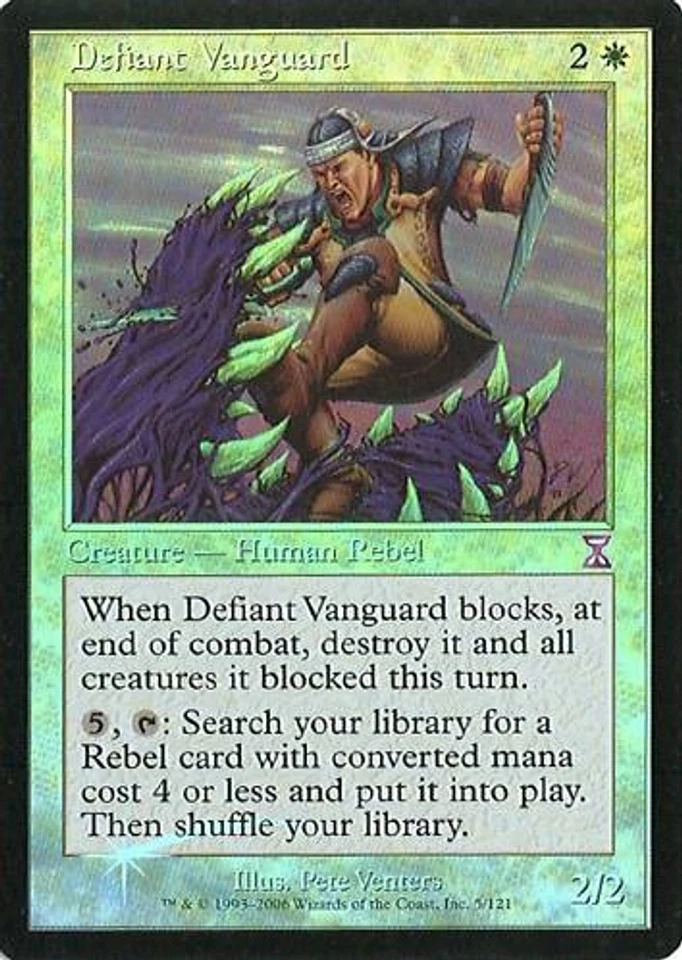 MTG - Time Spiral - Defiant Vanguard - Foil - NM - Image 1 of 1