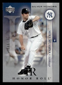 2003 UPPER DECK HONoR ROLL MIKE MUSSINA 123 MINT SILVER NEW YORK YANKEES - Picture 1 of 2
