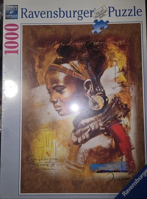 Ravensburger 2005 1000 Piece Jigsaw Puzzle African Beauty No. 153527 SEALED  - Image 1 of 2