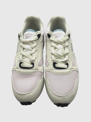 Reebok женские спортивные туфли размер 4K белый розовый синий кроссовки - Изображение 1 из 4