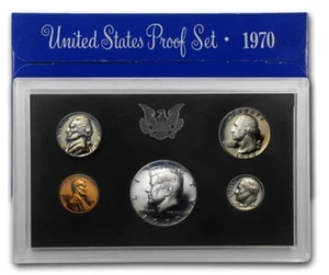 1970 Proof Set U.S. Mint Original Government Packaging OGP - Picture 1 of 3