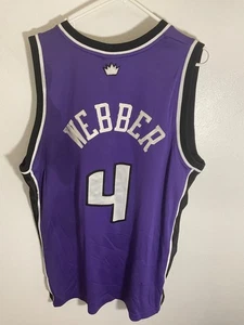 Neu Reebok Sacramento Kings Chris Webber Trikot Größe 44 Lila & Schwarz - Bild 1 von 4