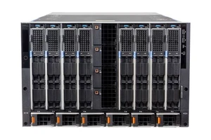 Server Dell MX7000 with 8x Server Dell MX750c (2xGold 6330 192GB 4x960GB iDRAC9) - Picture 1 of 6