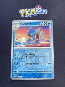 Pokemon Juego de Cartas Coleccionables Wartortle 151 008/165 Holograma Inverso LP. - Imagen 1 de 3