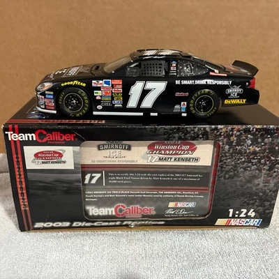 Matt Kenseth #17 Smirnoff Ice Triple Negro Ford Taurus 1:24 Team Caliber 2003 Foto 1 de 4