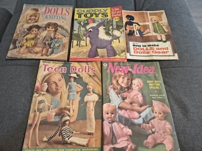 Bundle Vintage New Idea Enid Gilchrist Dolls Toys Sewing Magazines  - Image 1 of 3