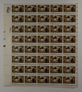 US SCOTT 2052 PANE OF 40 US BICENTANNIAL STAMPS 20 CENT FACE MNH - Picture 1 of 1