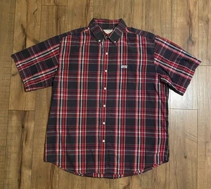 #997 US Polo Assn Plaid Multicolored Short Sleeve Shirt LG - Picture 1 of 8