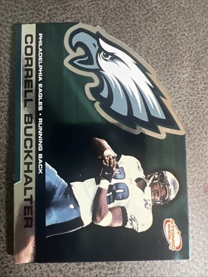 Correll Buckhalter, Nebraska Philadelphia Eagles 2002 Atomic Die Cut   #72 - Image 1 of 2