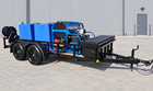 Hot Water Pressure Washer Trailer 8 GPM 3600 PSI 400 Gallon Detrailers DBP8