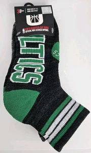 NBA Boston Celtics Niños Cuarto Calcetines Zapato Talla 4-9.5 3 Pares  - Imagen 1 de 4