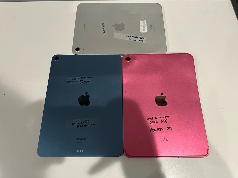 iPad - Paquete/Lote de 3 iPad - agrietado Foto 1 de 4