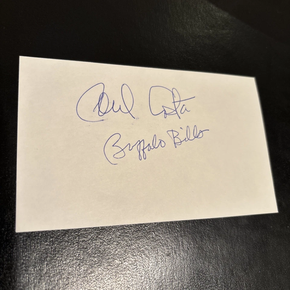 Paul Costa (Notre Dame) ‘65-72 Bills (‘65 AFL Champ & 2X All-Star)& WFL, died’15 - Image 1 of 1