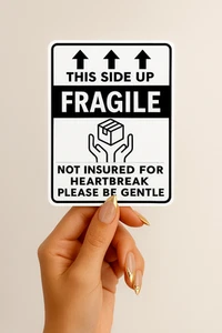 📮 Funny Fragile Stickers – 4"x6" Mail Shipping Labels with Bold & Humorous 📦 - Picture 1 of 15