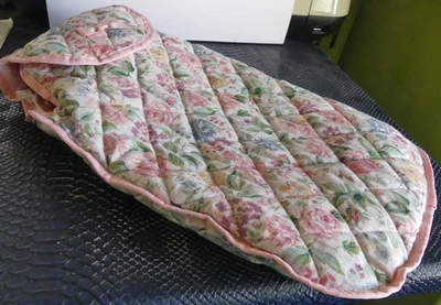 Bouillotte caoutchouc ancienne housse - Photo 1/4