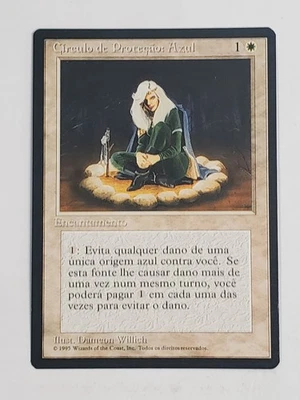 MTG Circle of Protection: Blue (Portugese 4th Edition (BB)/White/C) - BGM - Image 1 of 2